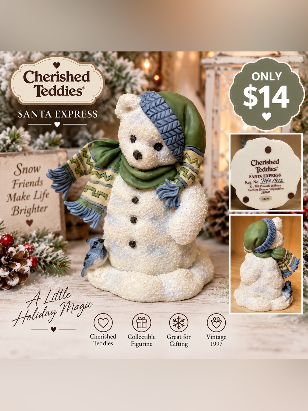 Cherished Teddies Santa Express